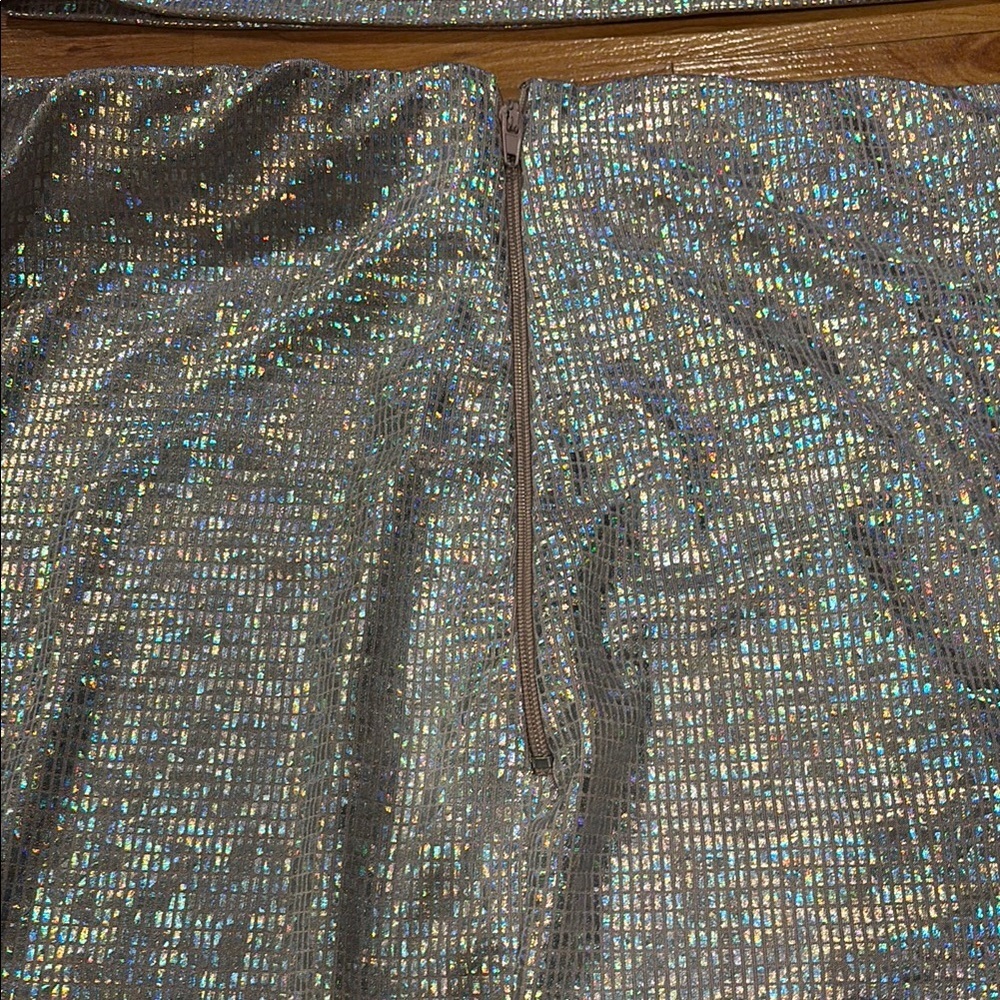 Silver Sequin Two-Piece Set - Picture 4 of 7